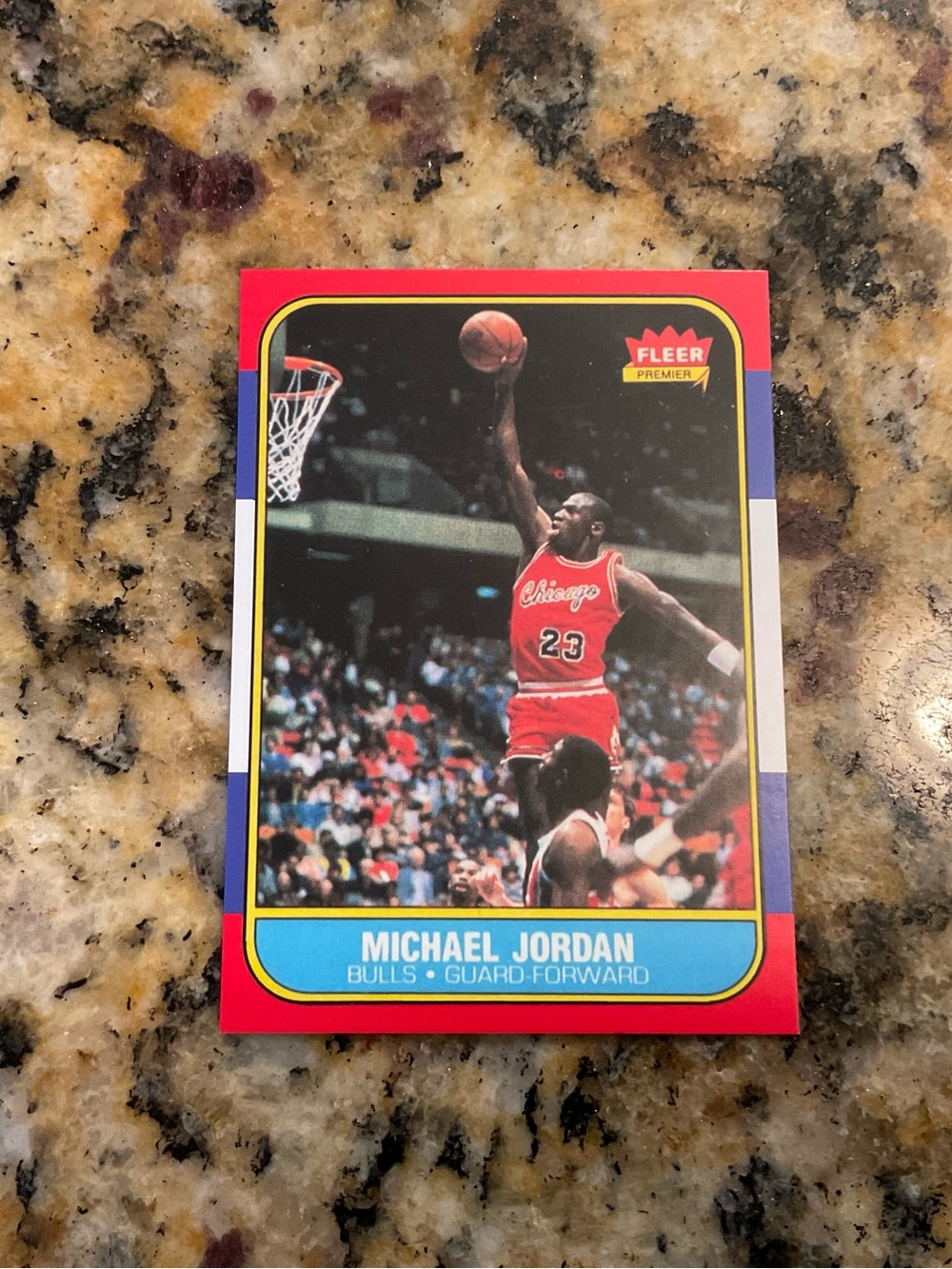 1986-87 Fleer Michael Jordan RC sports card MINT **REPRINT**